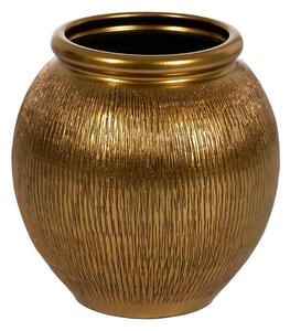 Vase Golden Ceramic 34 x 34 x 50 cm