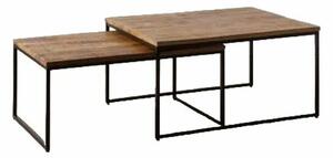 Centre Table Iron Mango wood 80 x 60 x 40 cm