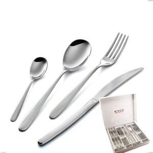 Griffe 24 Piece Cutlery Set in Case, Stainless Steel 18.10 (AISI304), 3.0 mm Thickness