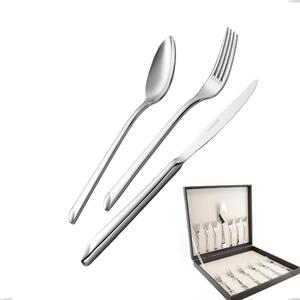 Goccia 13-piece Dessert Drop Cutlery Set, 18/10 Stainless Steel (Aisi 304), 4 mm Thickness