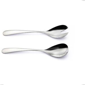 Hotel Salad Tongs, Stainless Steel 18.10 (AISI304), 2.5 mm Thickness, 260 mm Length, Polished Stainless Steel