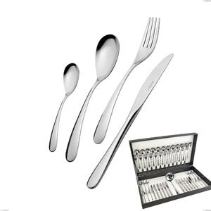 Hotel 49 Piece Cutlery Set in Canteen Box, Stainless Steel 18.10 (AISI304), 2.5 mm Thickness