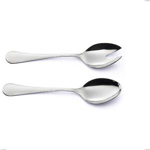 Impero Inox 3 mm Salad Cutlery Set, Stainless Steel (Aisi 304) Polished Finish, 3 mm Thickness, Length 233 mm