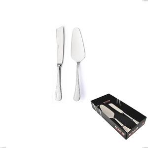 Impero Dessert Set 2 Pieces in Display Box, STAINLESS STEEL 18.10 (AISI304), thickness 2.5 MM