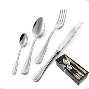 Impero 24-piece cutlery set in space-saving packaging, economical knife, STAINLESS STEEL 18.10 (AISI304), thickness 2.5 MM