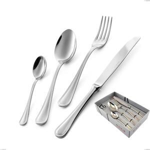 Impero 16-piece cutlery set in display case, economical knife, STAINLESS STEEL 18.10 (AISI304), 2.5 MM thickness