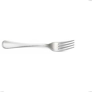 Impero Silver 8 Micron Serving Fork, Stainless Steel Aisi 304 Silver Finish, Silver Thickness 8 Micron, Cutlery Thickness 3 mm, Length 233 mm