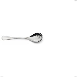Impero Silver 8 Micron Cheese Spoon, 8 Micron Silver Plating, Stainless Steel Aisi 304, Silver Plated Finish, 3 mm Cutlery Thickness, Length 132 mm