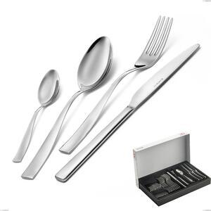 Infinity Polished Stainless Steel 30-Piece Cutlery Set 2.5 mm in Panoramic Packaging Infinity Polished Stainless Steel 2.5 mm, 18/10 (AISI304), thickness 2.5 mm