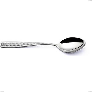 Infinity Seamless Table Spoon, 18/10 Stainless Steel (aisi 304) Laser Engraving, 2.5 mm Thickness, 214 mm Length
