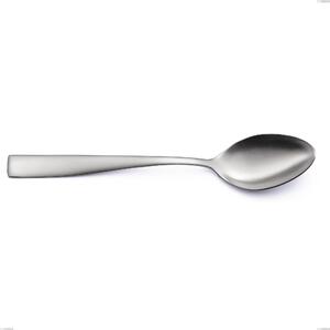 Infinity Sandblasted Table Spoon, Stainless Steel 18/10 (AISI 304), Laser Engraving, 2.5 mm Thickness, Length 214 mm