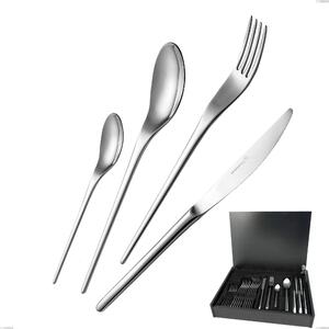 Joli 24 Piece Cutlery Set in Wooden Case, Stainless Steel 18.10 (AISI304), 4.00 mm Thickness