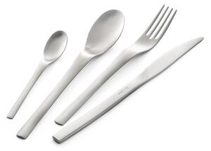 JOY Sandblasted Cutlery Set 24 Pieces in 18/10 Sandblasted Stainless Steel 2 mm Thickness with Showcase Packaging