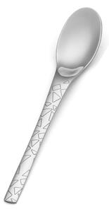 JOY TRIANGLE coffee spoon in 18.10 AISI304 stainless steel 2 mm, Length 142 mm handle in steel dishwasher safe