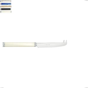 Kilim Cheese Knife, Polished 18/10 AISI 304 Stainless Steel with Pearl Acrylic Handle, Length 229 mm