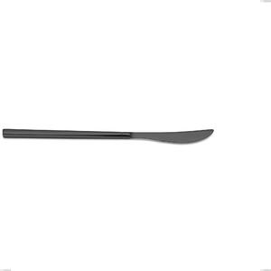 Kyoto Black Table Knife, Stainless Steel (Aisi 304) with Polished Steel PVD Treatment, Length 229 mm