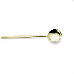 Table Spoon, Kyoto Origami Tin Gold, Stainless Steel (Aisi 304) PVD Polished Steel Treatment, Length 210 mm
