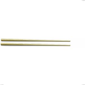 Kyoto Origami Tin Gold Chopsticks Pair, Stainless Steel (Aisi 304) with PVD Polished Steel Treatment, Length 250 mm