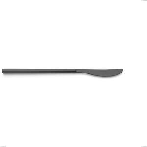 Kyoto Sandblasted Black Table Knife, Sandblasted Stainless Steel (Aisi 304), length 229 mm