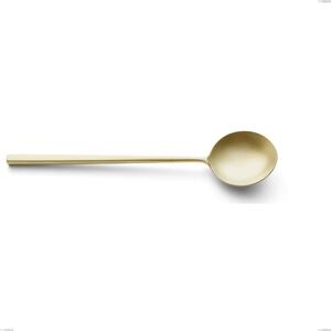 Kyoto Sandblasted Champagne Serving Spoon, Sandblasted Champagne Stainless Steel (Aisi 304), length 238 mm