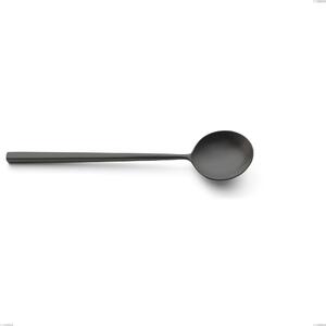Table Spoon, Kyoto Sandblasted Black Soup, Sandblasted Stainless Steel (Aisi 304), Length 210 mm