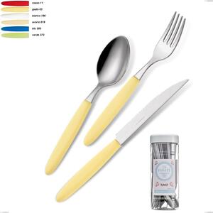 French jar packaging cutlery set 24 pieces Light, stainless steel 18.c Light