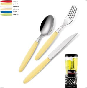 Cylinder Packaging Cutlery Set 24 Pieces Light, Stainless Steel 18.c