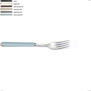 Gres Line Fish Fork, 18/10 AISI 304 Stainless Steel with Acrylic Handles, Length 214 mm Name: Linea Gres