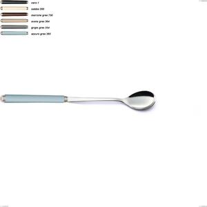 Stoneware Drink Spoon, 18/10 AISI 304 Stainless Steel with Acrylic Handles, Length 216 mm Linea Gres