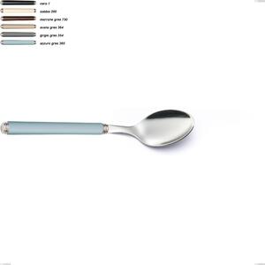 Stoneware Line Table Spoon, 18/10 AISI 304 Stainless Steel with Acrylic Handles, Length 210 mm Linea Gres
