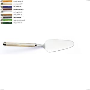 Pearl Line Cake Server, Stainless Steel 18/10 (AISI304) Length 248 mm, ABS Handle with Double Ring, Dishwasher Safe