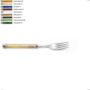 Pearl Line Fish Fork, Stainless Steel 18/10 (AISI304) Length 214 mm ABS Handle with Double Ring Dishwasher Safe