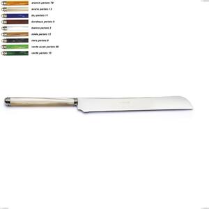 Panettone Knife Pearl Line, Stainless Steel 18/10 (AISI304) Length 298 mm ABS Handle with Double Collar Dishwasher Safe