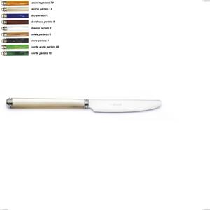 Pearl Line Cutlery Table Knife in 18.10 AISI430 Steel Length 218 mm ABS Handle Dishwasher Safe