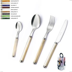You&Me 24-Piece Cutlery Set Pearl Line, Stainless Steel 18/10 (AISI304)