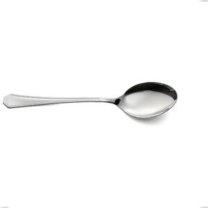 Loira Serving Spoon, Polished AISI 304 Stainless Steel, 2 mm Thickness, Classic Design, Length 228 mm