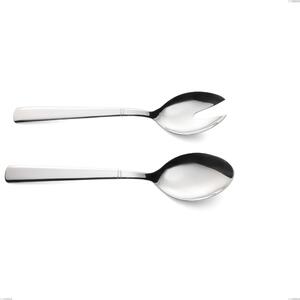 Lux Salad Cutlery Set, Polished AISI 304 Stainless Steel, 2.5 mm Thickness, 226 mm Length