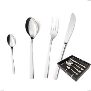 Lux 24-piece Cutlery Set in 18/10 Stainless Steel with Mirror Polish 2.5 mm Thickness in Display Package