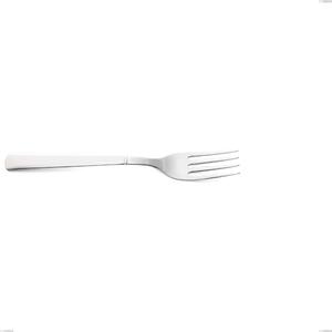 LUX Table Fork, 18/10 Stainless Steel (AISI 304) length 195 mm, thickness 2.5 mm, polished stainless steel finish, dishwasher safe