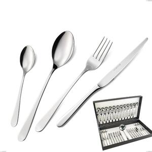 Lady 49-Piece Cutlery Set in Canteen Box, 18/10 (AISI304), 2.5 mm Thickness
