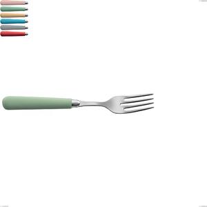 Macarons fish fork, Stainless steel 18.10 length 210 mm with polished stainless acrylic handles