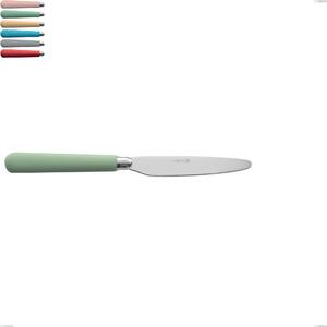 Macarons Table Knife, 18.10 Stainless Steel 227 mm Length with Polished Stainless Acrylic Handles