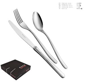 MEDEA 51 Pieces Stainless Steel 1810 Mirror Polished 3.0 mm Thickness Cutlery Set in Gift Box