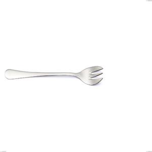 Milan Inox 18/10 Mussel Fork, Polished Mirror-Finish Stainless Steel 18/10 (AISI304), 2.5 mm Thickness