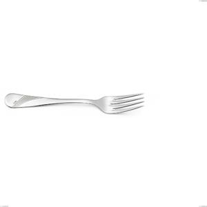 Milano Inciso Fish Fork, 18/10 (AISI304) Stainless Steel Polished Mirror Finish, Engraved Handle, 2.5 mm Thickness, Length 184 mm