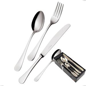 Milano inox 18/10 24 piece cutlery set, mirror-polished 18/10 stainless steel (AISI304), 2.5 mm thickness in space-saving packaging