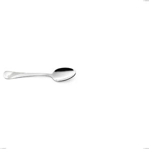 Milano Inciso Moka Spoon, 18/10 (AISI304) Polished Stainless Steel, Mirror Finish, Engraved Handle, 2.5 mm Thickness, 113 mm Length