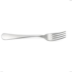 Milano Inox 18/10 Table Fork, Polished Mirror Finish Stainless Steel 18/10 (AISI304), 2.5 mm Thickness, 205 mm Length
