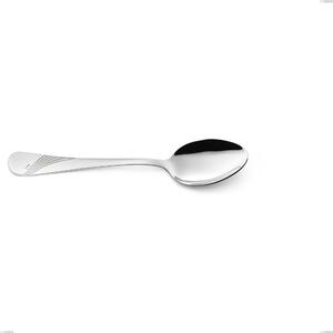 Milano Inciso Table Spoon, 18/10 (AISI304) Polished Stainless Steel, Mirror Finish, Engraved Handle, 2.5 mm Thickness, Length 205 mm