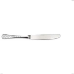 Milano Damask Table Knife, 18/10 (AISI304) Polished Stainless Steel with Damask Effect Laser Design, 2.5mm Thickness, Length 240 mm